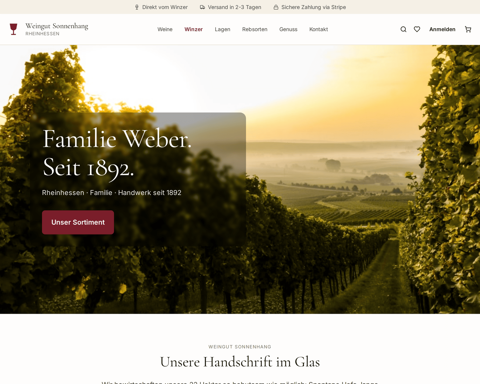 Winzer-Portrait & Storytelling